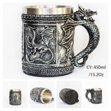 Dragon King Stainless Steel Mug - Dungeoneers Den